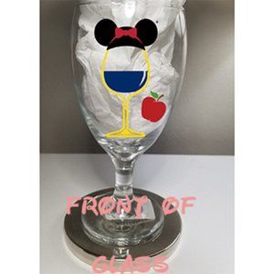 snow wine wine glass